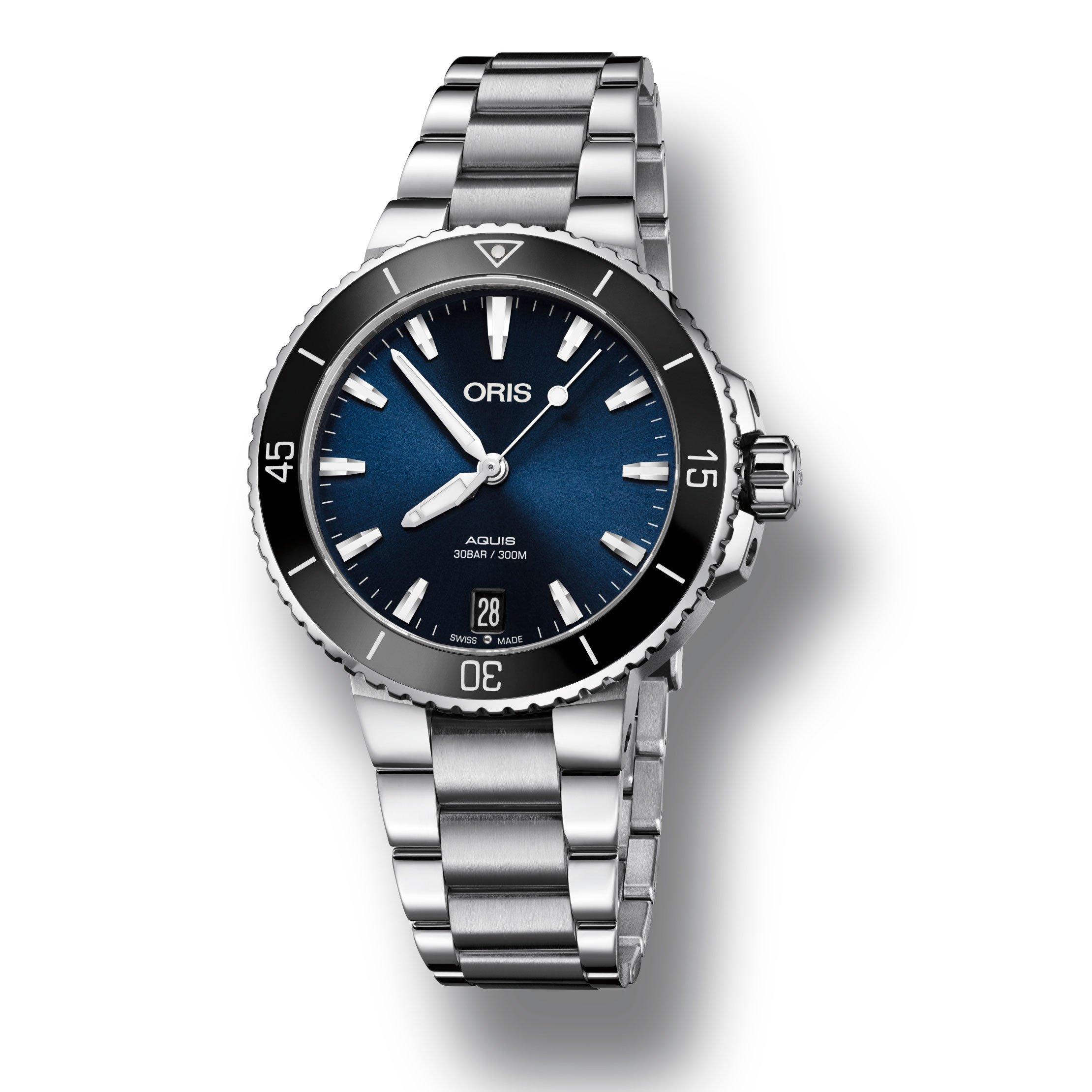 Oris aquis date outlet diamond